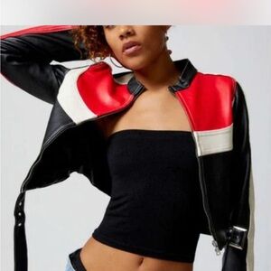 Urban Outfitters Leather Moto Jacket